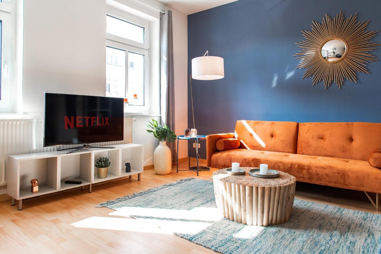 Stilvolles Apartment - Balkon, Netflix, Nespresso, Zentral, Messe Кемниц Екстериор снимка