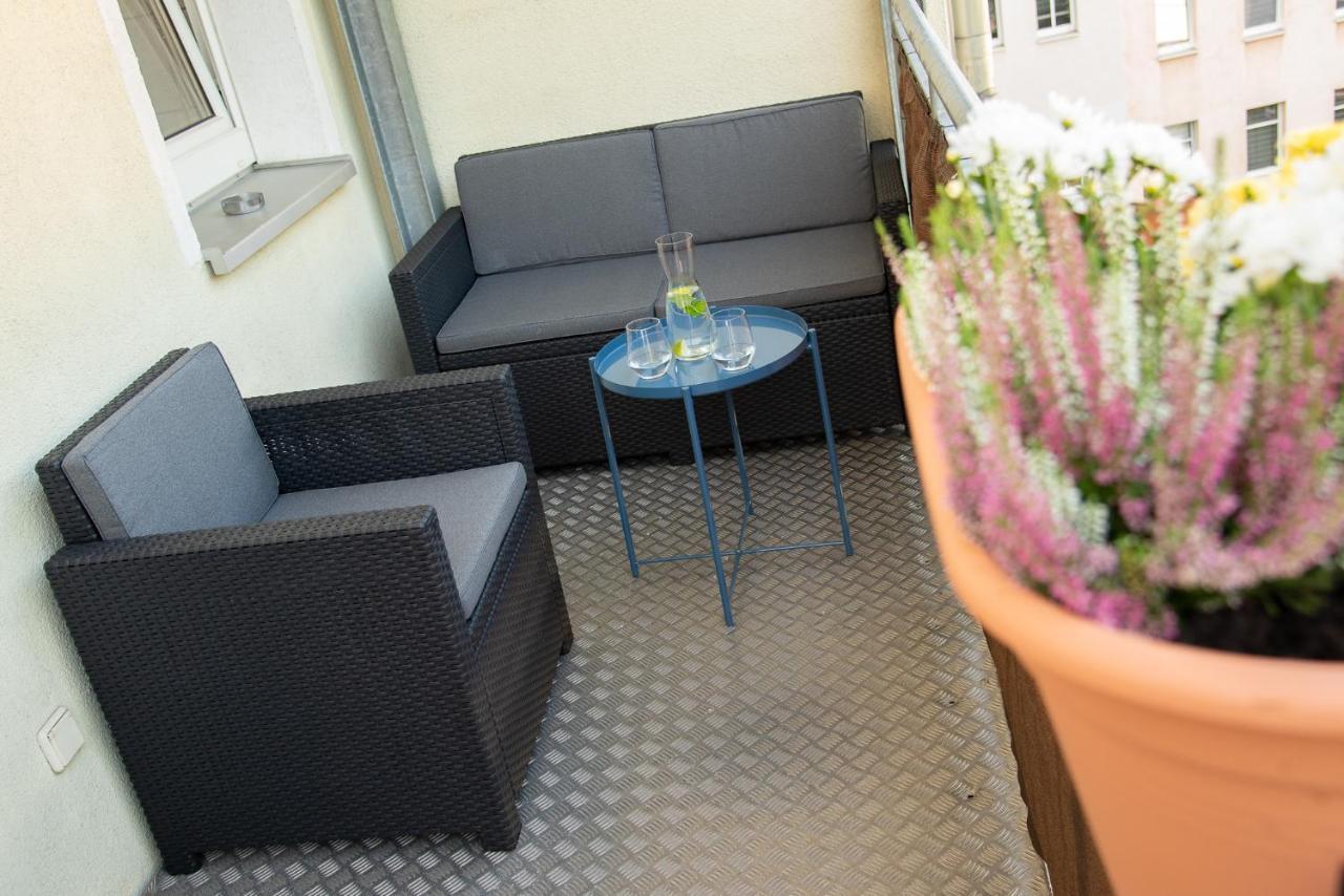Stilvolles Apartment - Balkon, Netflix, Nespresso, Zentral, Messe Кемниц Екстериор снимка
