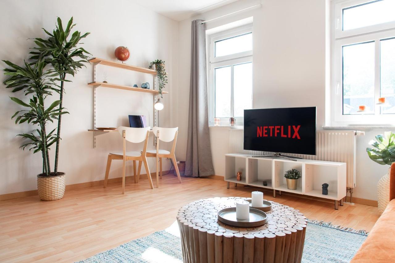 Stilvolles Apartment - Balkon, Netflix, Nespresso, Zentral, Messe Кемниц Екстериор снимка