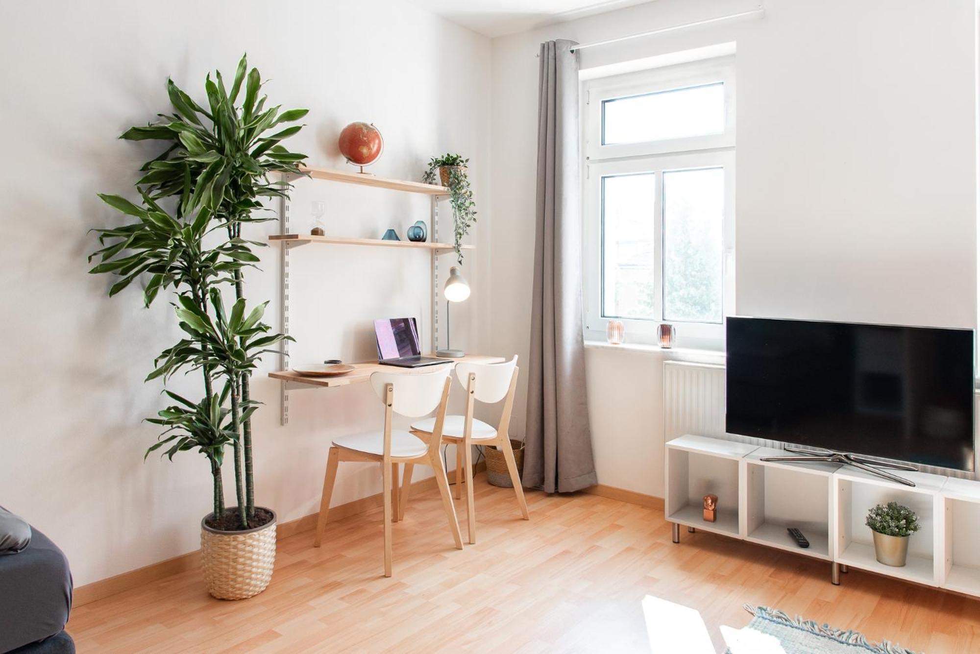 Stilvolles Apartment - Balkon, Netflix, Nespresso, Zentral, Messe Кемниц Екстериор снимка